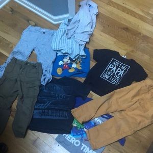 Bundle of boy clothes